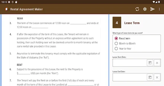 Rental Agreement Maker screenshot 10