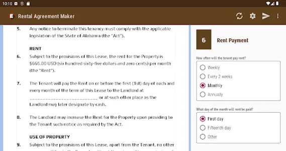 Rental Agreement Maker screenshot 11