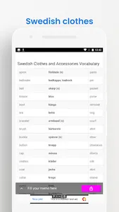SFB-SWEDISH FOR BEGINNER screenshot 5