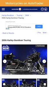 Motorcycles on Autotrader screenshot 0