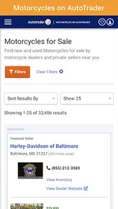 Motorcycles on Autotrader screenshot 1