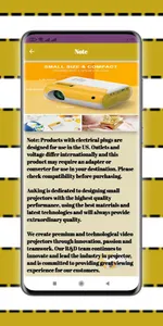 AuKing Projector guide screenshot 2