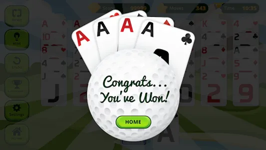 Golf Solitaire screenshot 3