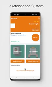eAttendance App Avani Paridhi screenshot 2