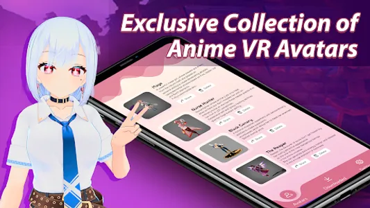 Anime avatars for VRChat screenshot 2