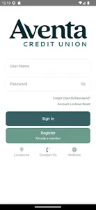 Aventa Credit Union Mobile screenshot 1