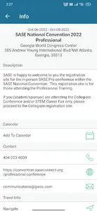 SASE National Convention screenshot 2