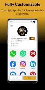 VIZZ - Digital Business Card screenshot 1
