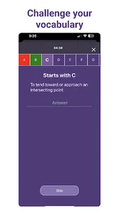 Wordy - Alphabet Word Crack screenshot 1