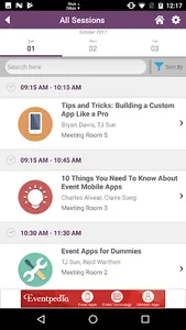 Eventpedia Pro screenshot 4