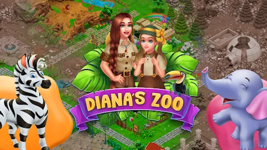 Diana's Zoo - Family Zoo screenshot 0