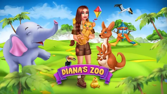 Diana's Zoo - Family Zoo screenshot 1