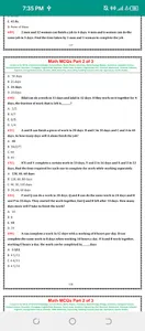 Maths MCQS | Mathematics MCQs screenshot 5