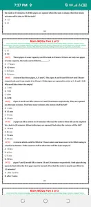 Maths MCQS | Mathematics MCQs screenshot 7