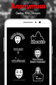Anonymous Wallpaper & Stickers screenshot 2