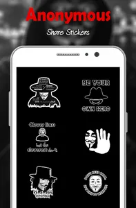 Anonymous Wallpaper & Stickers screenshot 3