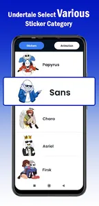 Undertale Stickers & Animated screenshot 0