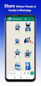 Undertale Stickers & Animated screenshot 2