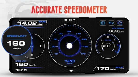 GPS Speedometer OBD2 Dashboard screenshot 14