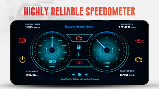 GPS Speedometer OBD2 Dashboard screenshot 15