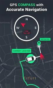 GPS Compass & HUD Speedometer screenshot 1