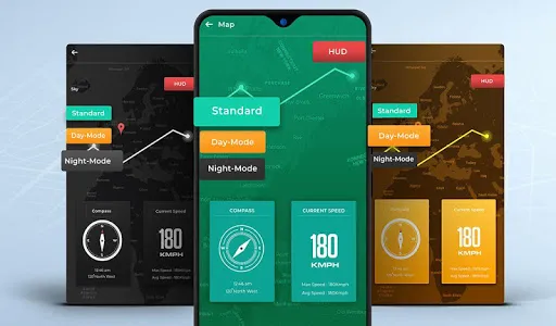 GPS Compass & HUD Speedometer screenshot 13