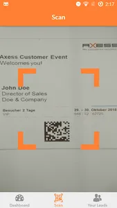 Axess LEADS screenshot 1