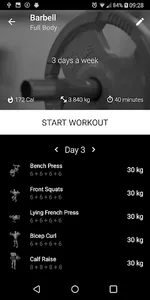 Barbell Home Workout screenshot 0