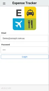 Axsapt Expense Tracker screenshot 1
