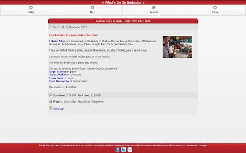 What's On In Barbados screenshot 1