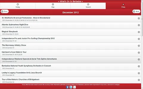 What's On In Barbados screenshot 4
