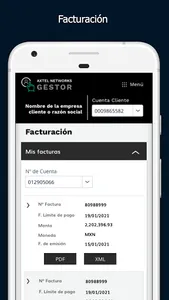 Axtel Networks Gestor screenshot 1