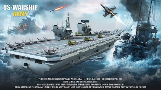 US Warship Army Battle Ship screenshot 12