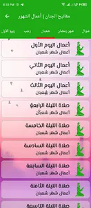 مفاتيج الجنان - اعمال الشهور screenshot 1