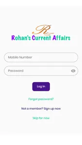Rohan's Current Affairs screenshot 1