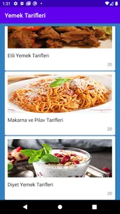 İnternetsiz Yemek Tarifleri screenshot 1