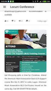 Locum Conference screenshot 1