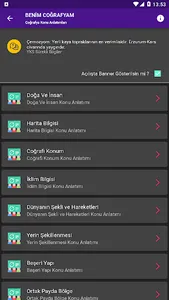 YKS (TYT-AYT) Benim Coğrafyam screenshot 5