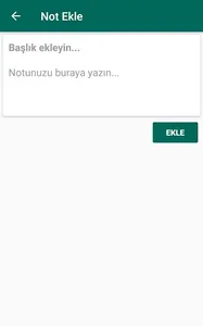 Not Defteri screenshot 1
