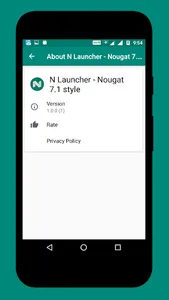 N Launcher - Nougat 7.1 Style screenshot 4