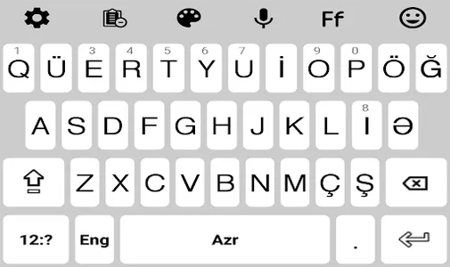 Azerbaijani Language Keyboard screenshot 2