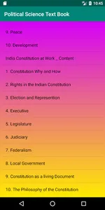 Political Science - Class 11 screenshot 1