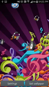 Music Live wallpaper screenshot 3