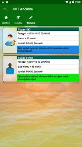 CBT AzZahra screenshot 2