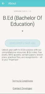 B.Ed (Bachelor Of Education) screenshot 1