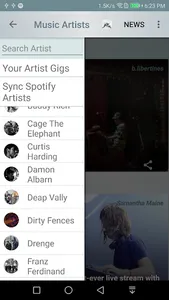 Music Artists screenshot 1