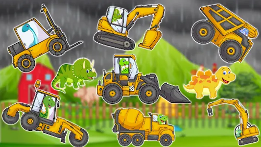 Build Dino Construction Trucks screenshot 20