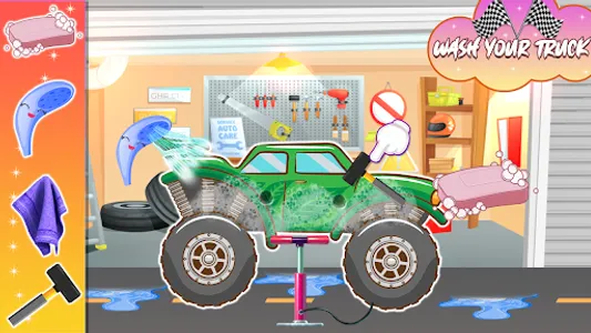 Build Monster Truck Kids Game screenshot 21