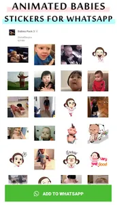 Animated baby WhastApp sticker screenshot 0