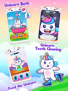 Baby Unicorn Phone For Kids screenshot 3